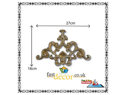 PALACE CORNER MOTIF - POLYSTYRENE - DGM23-P - PATINA 27*18cm