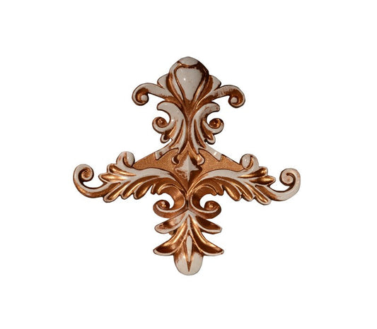 CORNER CEILING AND WALL MOTIF - POLYSTYRENE - DGM53-P- JOINT PATINA 13*13cm