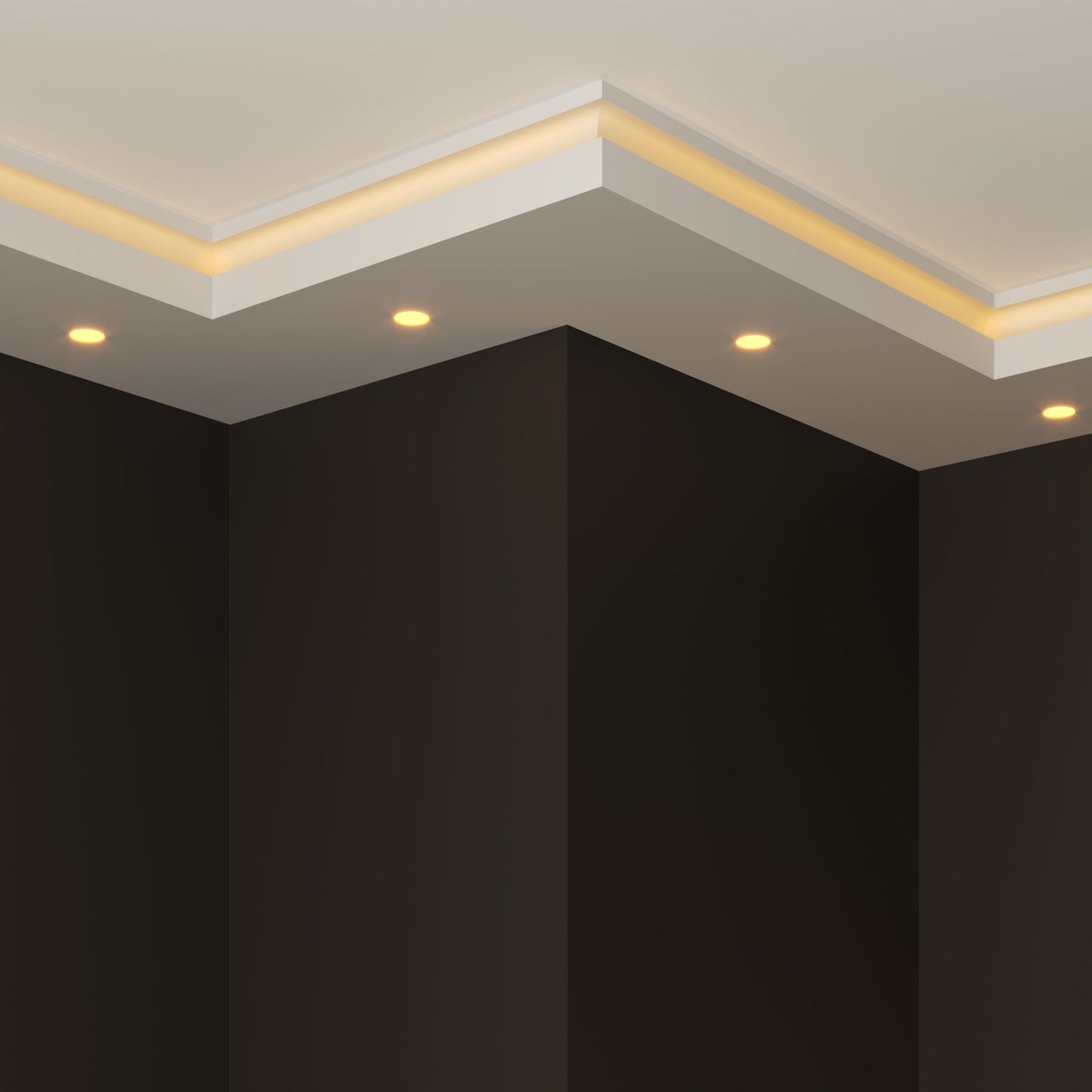 Led Cornice Coving Moulding VLS15