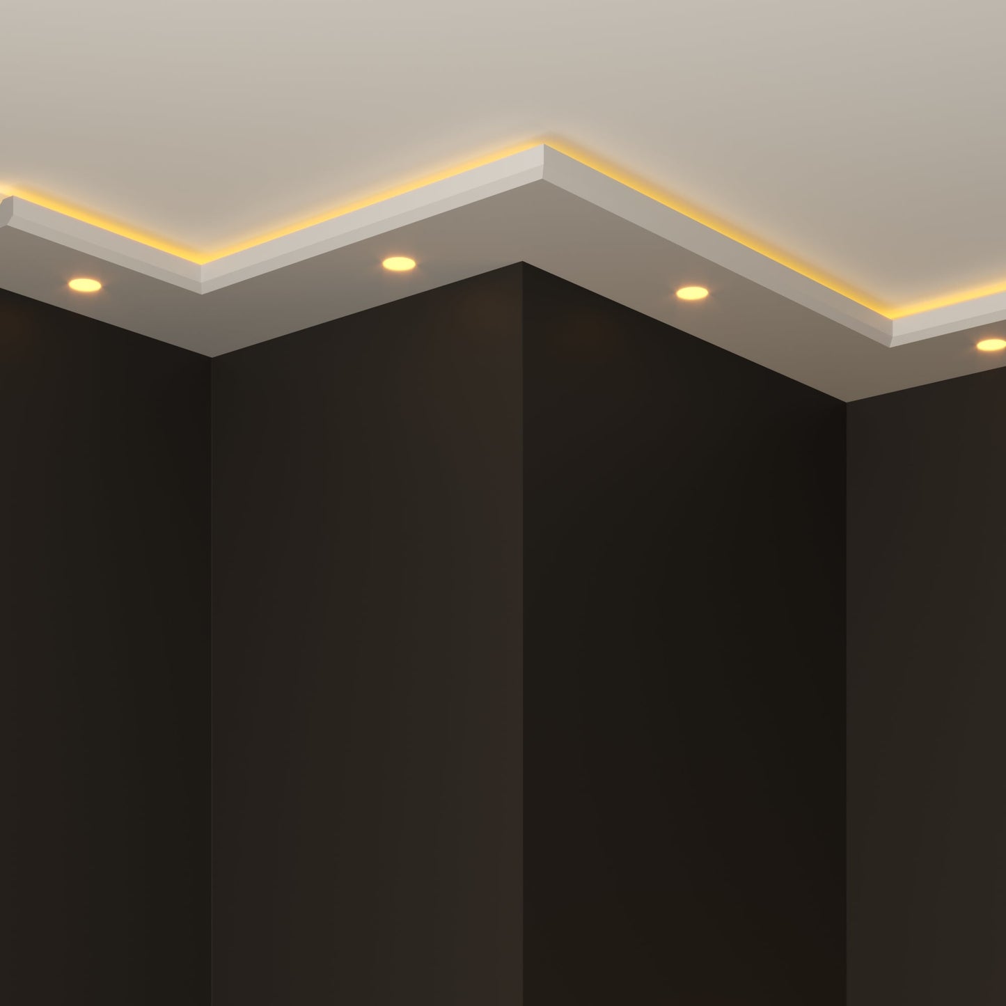 Led Cornice Coving Moulding VLS03