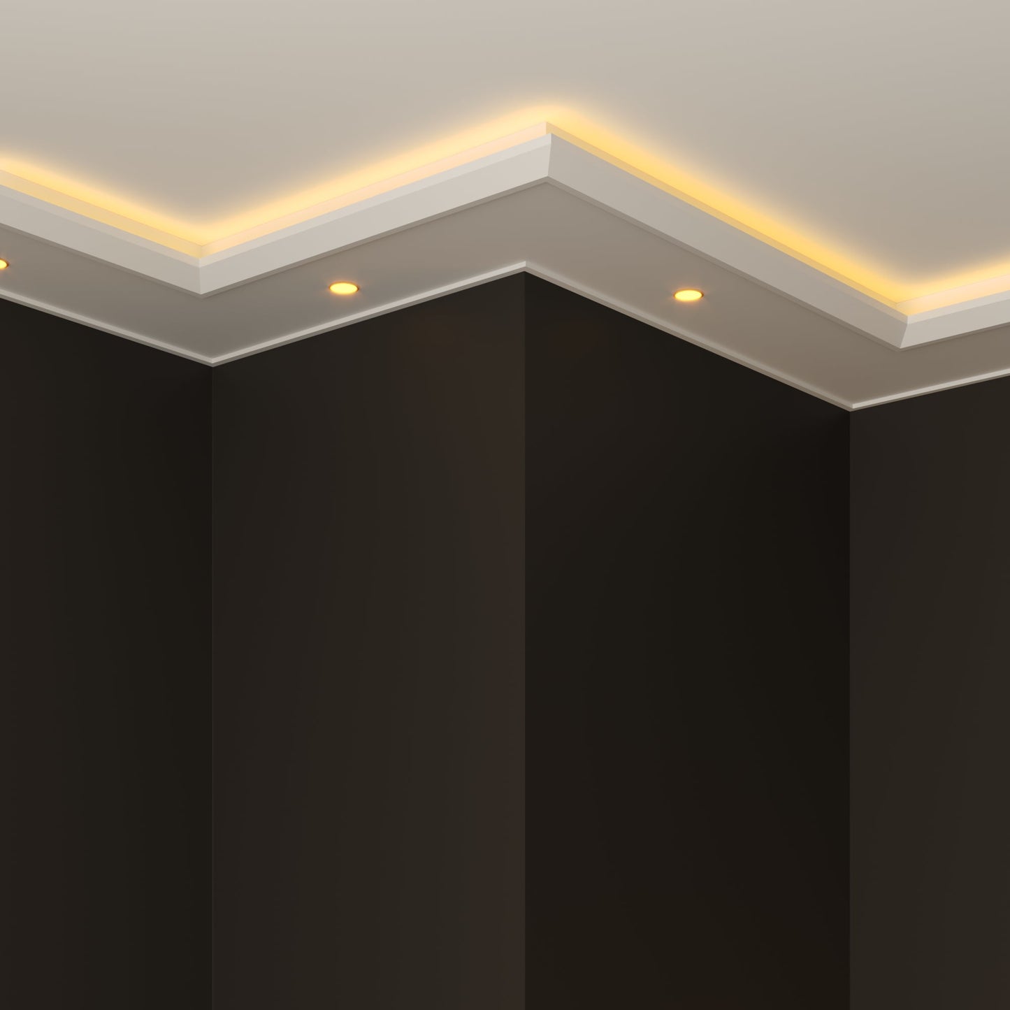 Led Cornice Coving Moulding VLS07