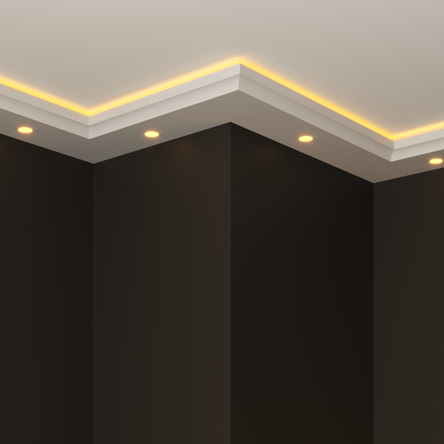 Led Cornice Coving Moulding VLS09