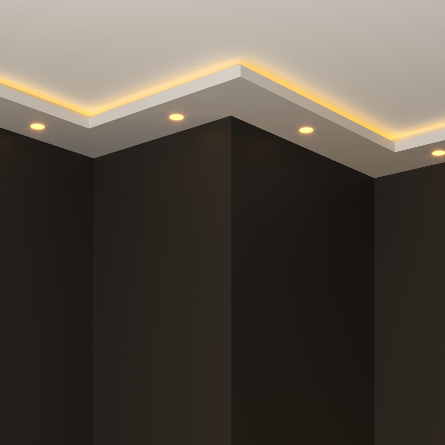 Led Cornice Coving Moulding VLS05