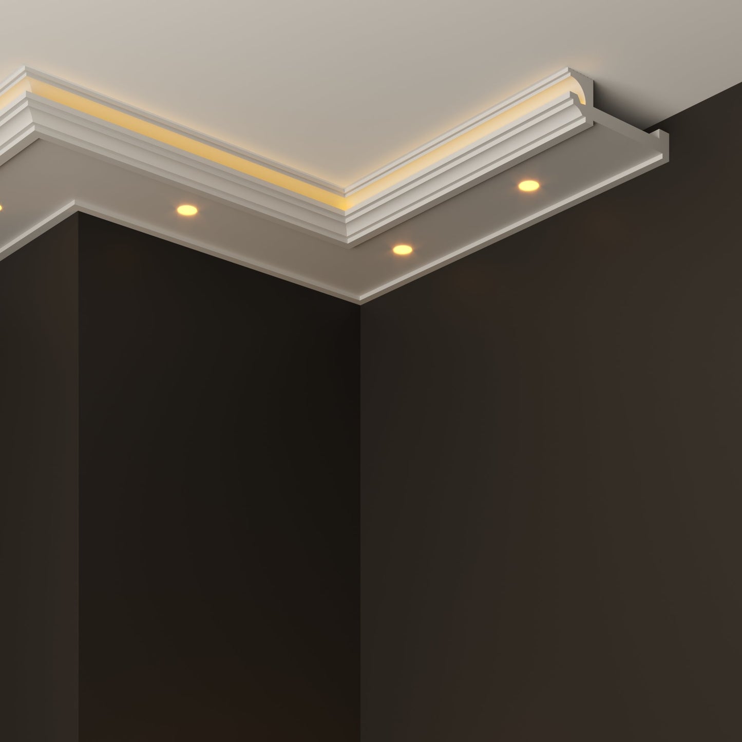 Led Cornice Coving Moulding VLS13