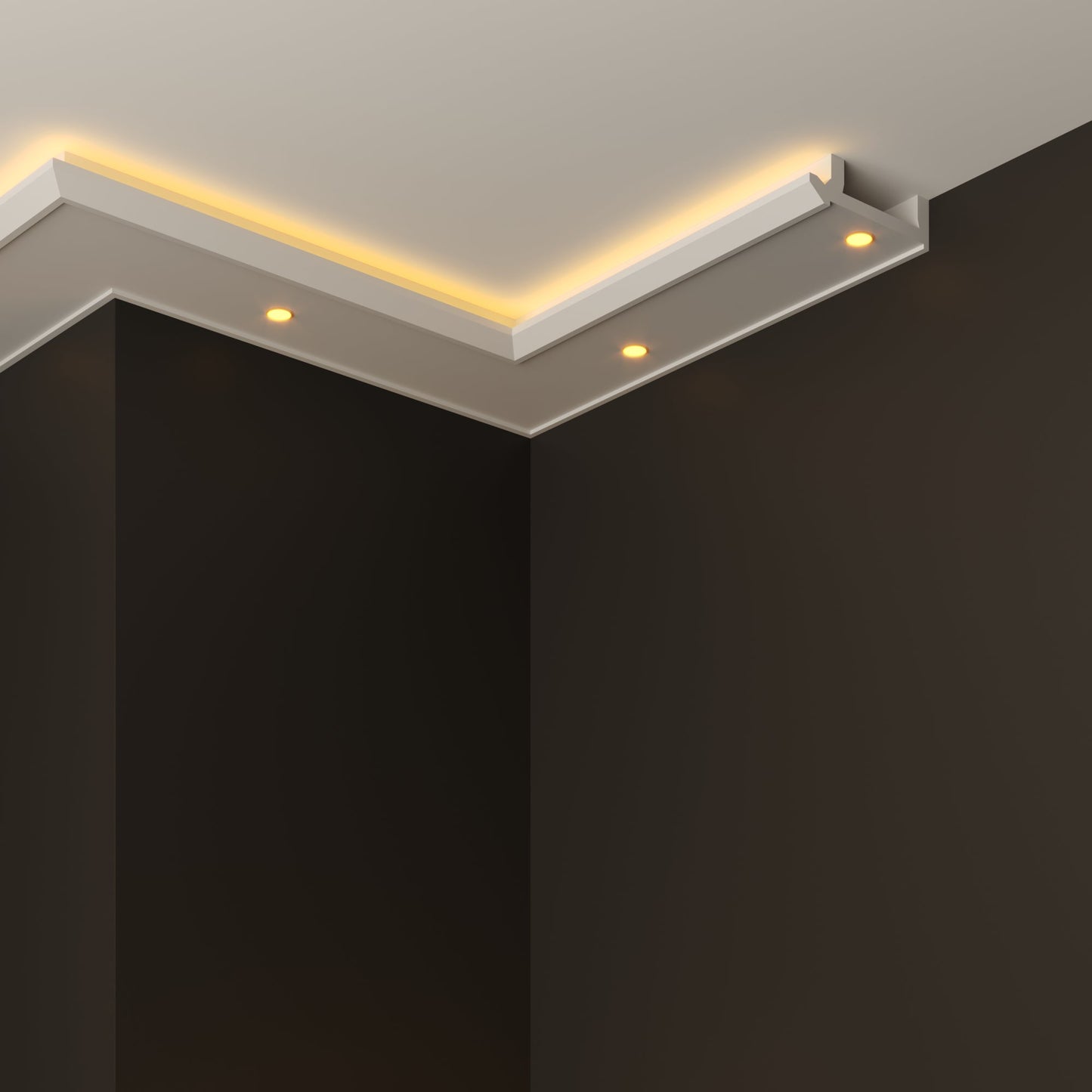 Led Cornice Coving Moulding VLS07