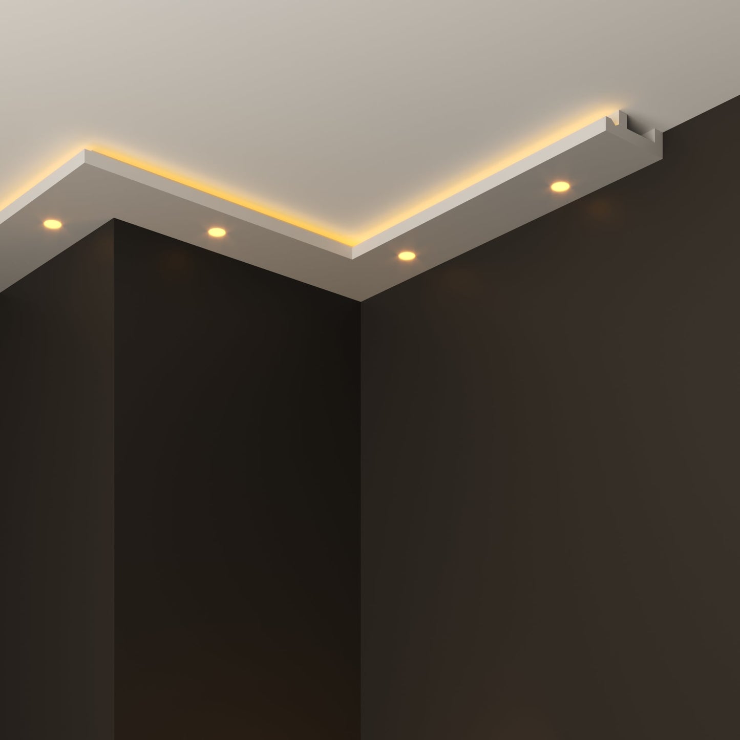 Led Cornice Coving Moulding VLS04