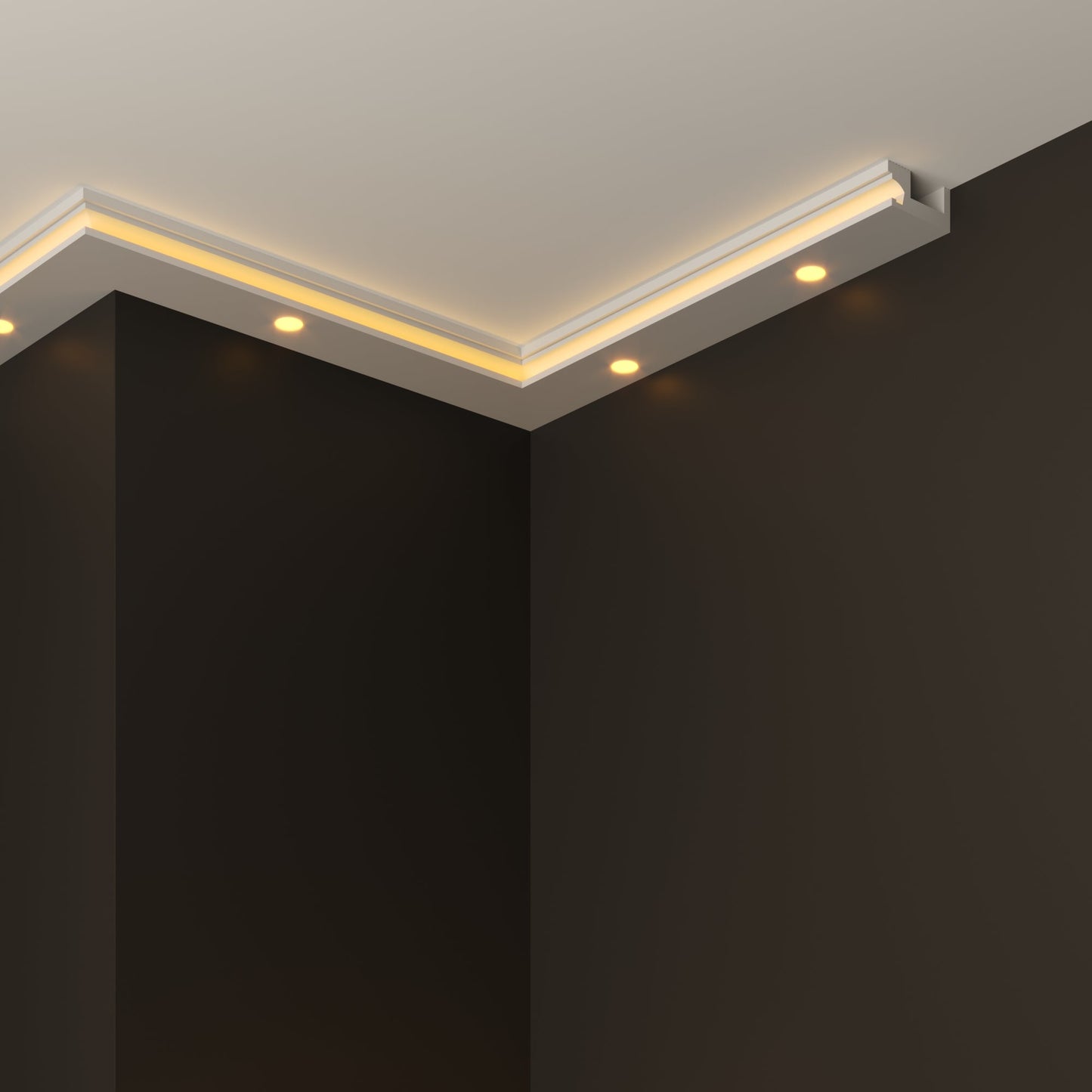 Led Cornice Coving Moulding VLS12