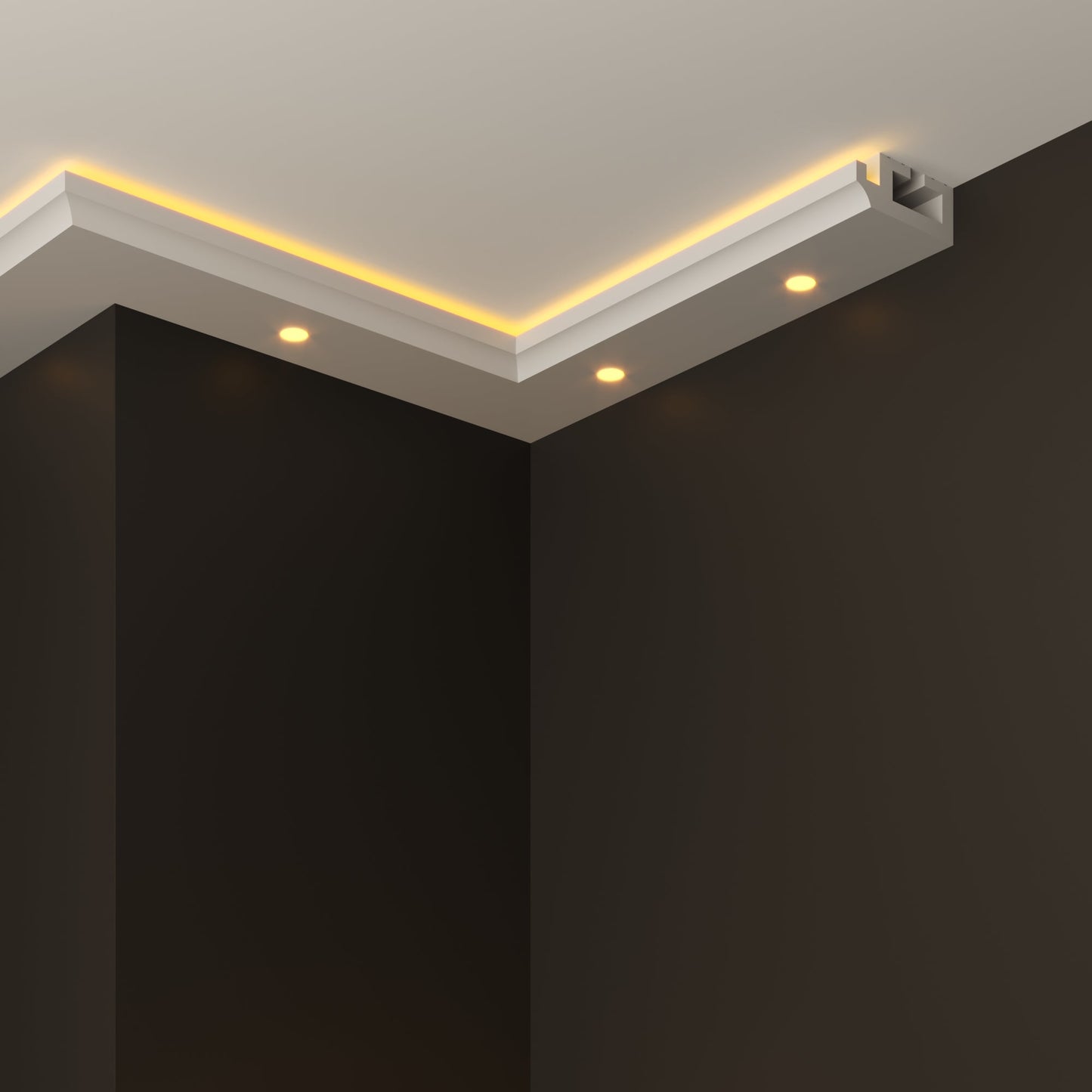 Led Cornice Coving Moulding VLS09