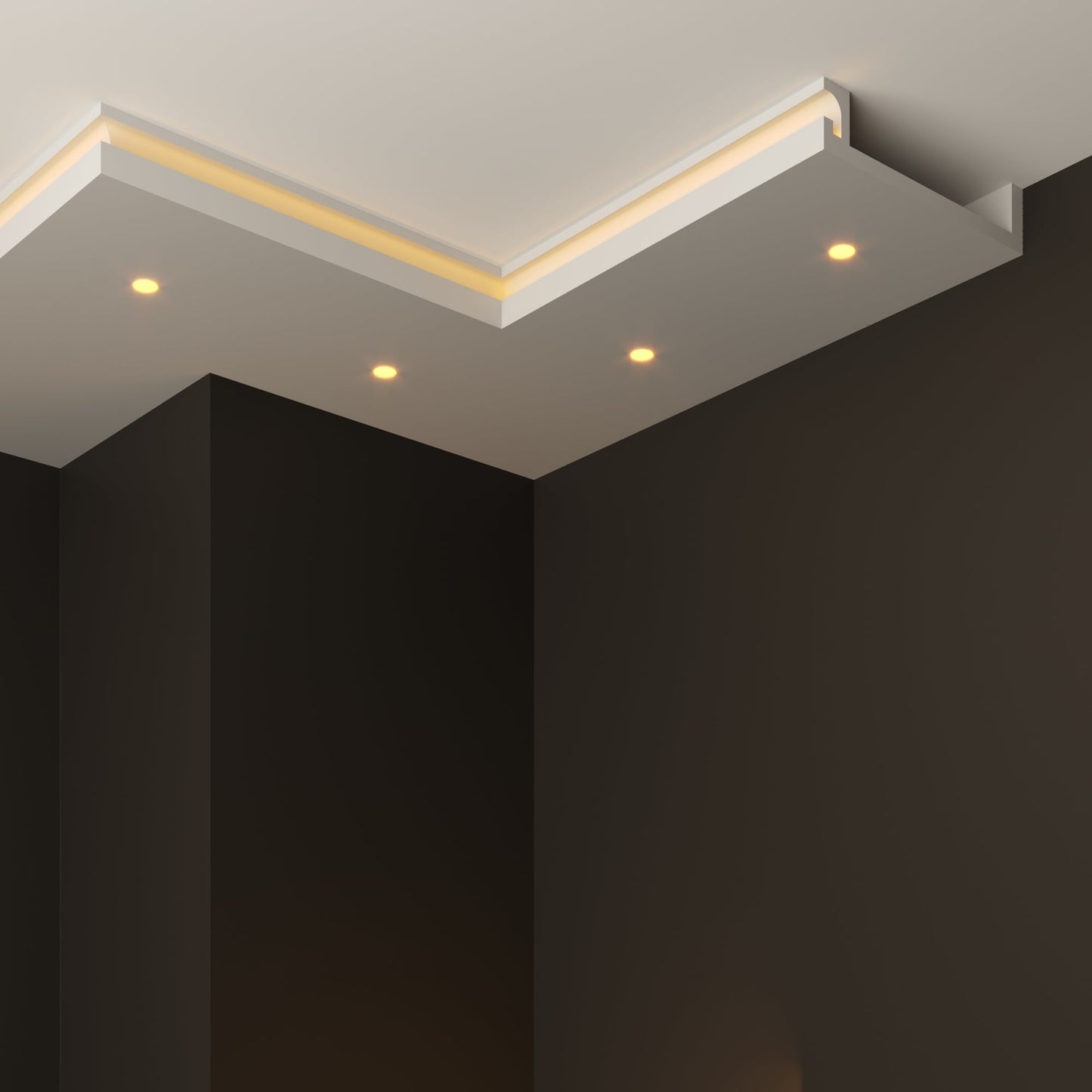 Led Cornice Coving Moulding VLS14