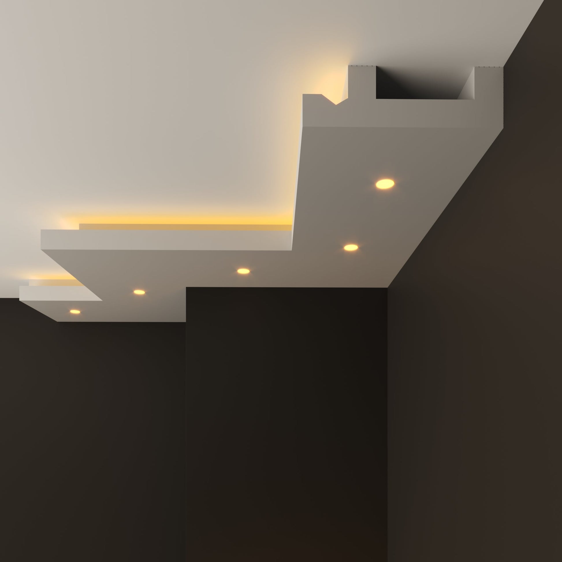 led polystyrene cornice